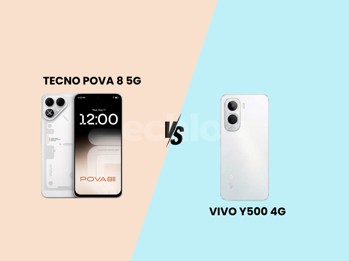 Vivo Y500 4G vs Tecno Pova 8 5G: Battery and Display Face-Off