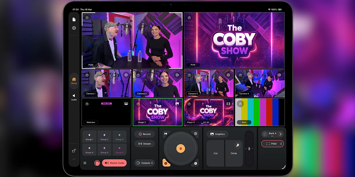Mavis Studio iPad Update Adds Pro NDI, PTZ and USB Audio for Live Production