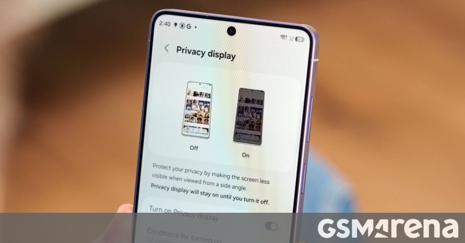 Samsung’s Privacy Display Is Moving From Ultra to the Mainstream