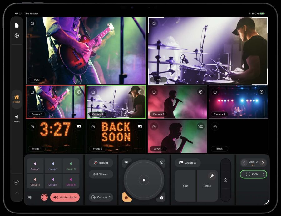 Mavis Studio iPad Update Adds Pro NDI, PTZ and USB Audio for Live Production