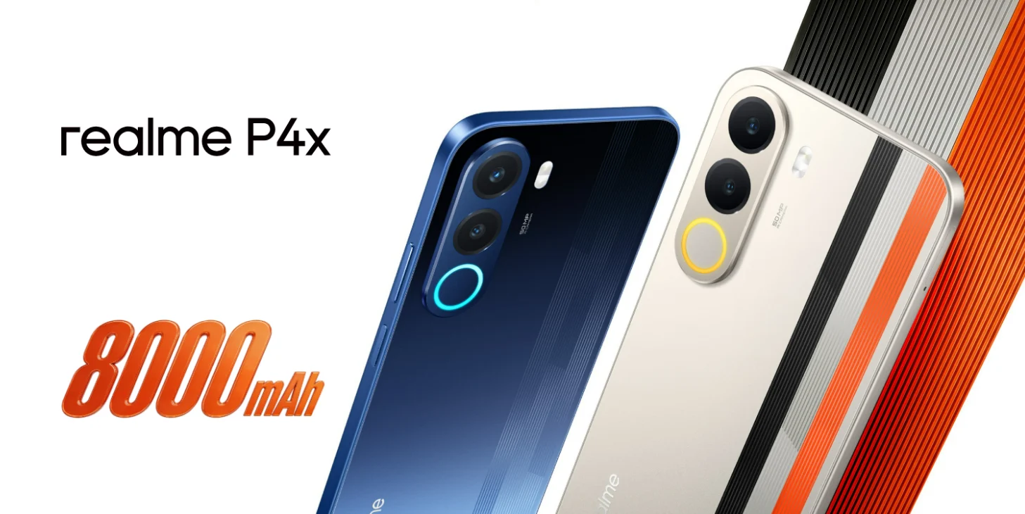 Realme P4x 4G Combines 8,000mAh Battery and Fresh Design at a Budget Price