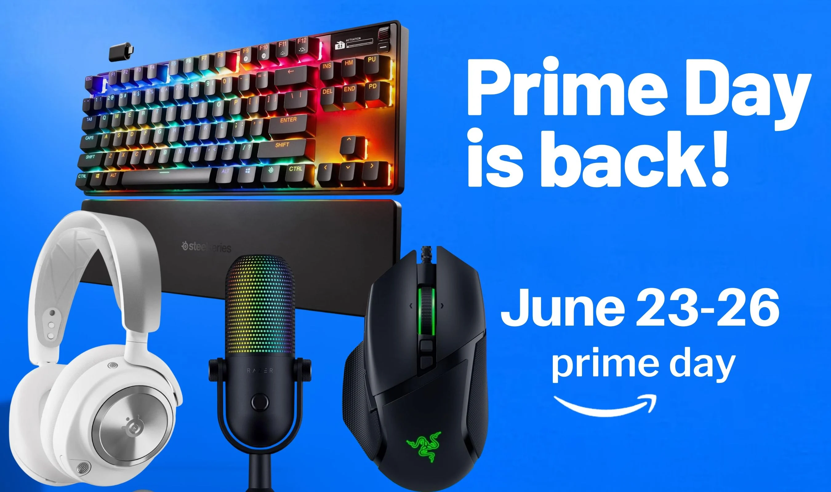 Gaming Mice and Keyboards Hit Record Lows on Prime Day