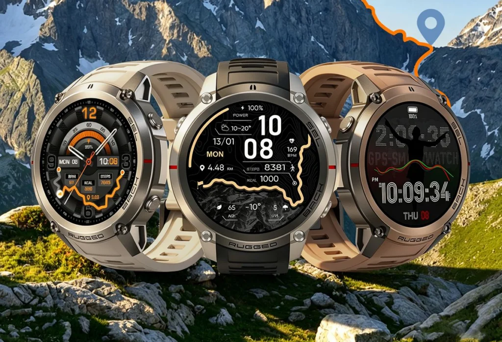Four Premium Smartwatches With Ultra‑Bright AMOLED Displays Compared