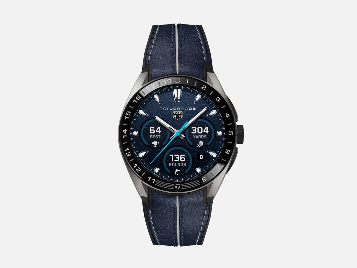 TAG Heuer’s TaylorMade Smartwatch Makes Golf Data Luxurious