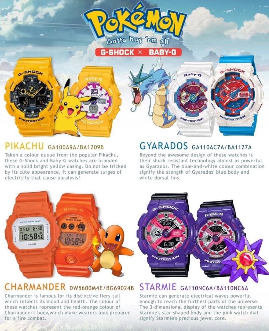 Pokémon Watches Are Back: How G-SHOCK and Casio Turn Nostalgia Into Collectibles