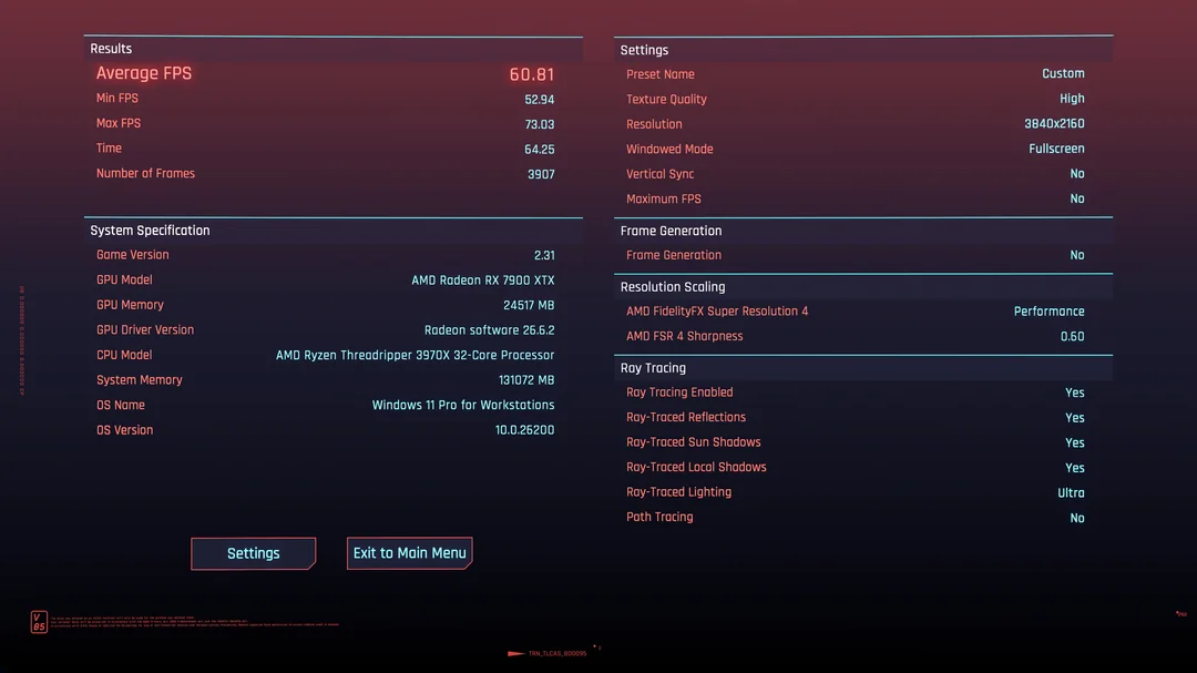 FSR 4.1 Doubles Frame Rates on RDNA 3 GPUs
