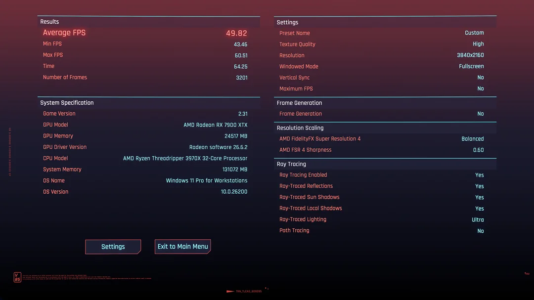 FSR 4.1 Doubles Frame Rates on Radeon RX 7000 GPUs