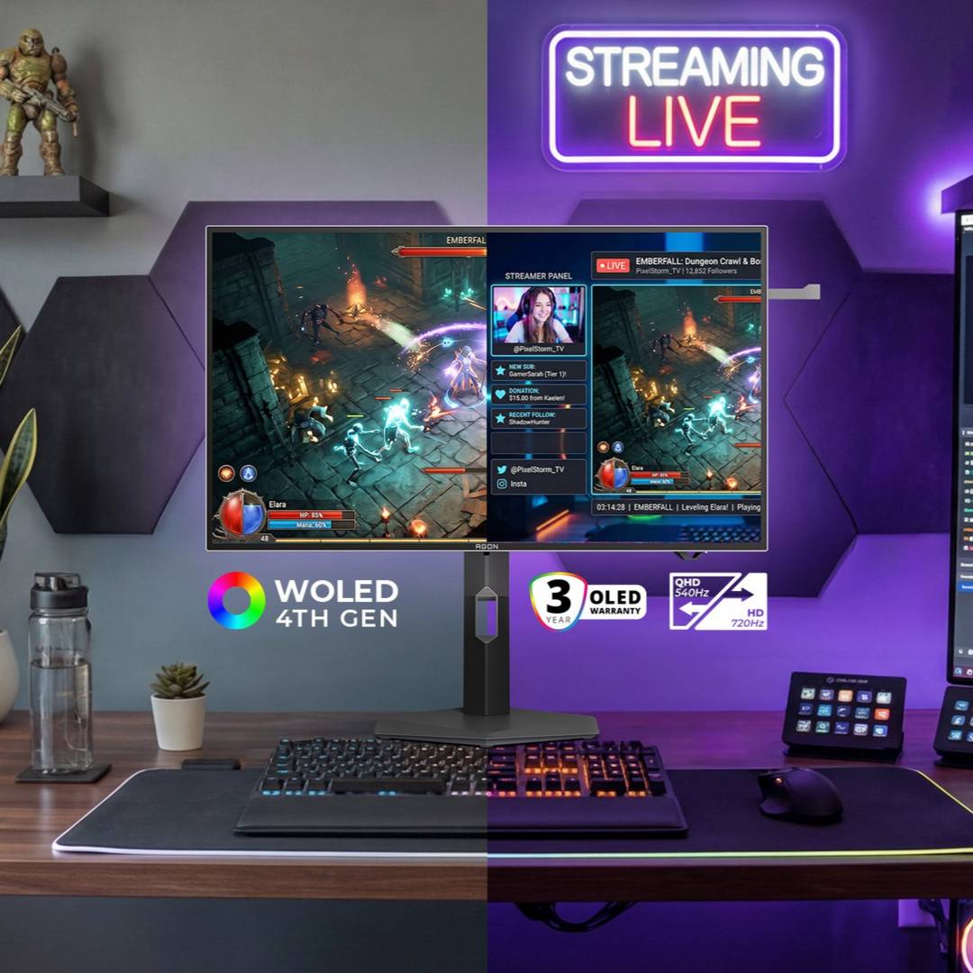 AOC Agon Pro 720Hz WOLED vs 240Hz QD‑OLED: Which Monitor Wins for Gaming?