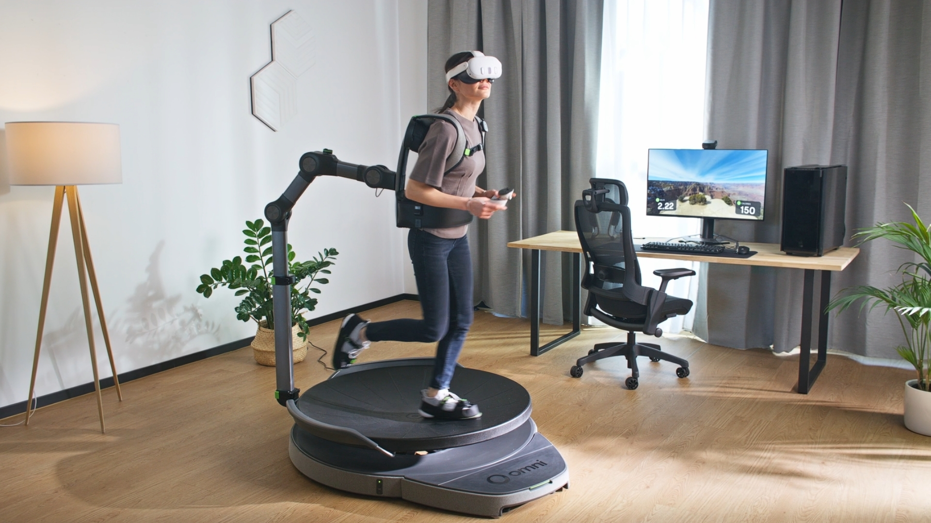 Virtuix Omni One Brings Native Full-Body Movement To Meta Quest