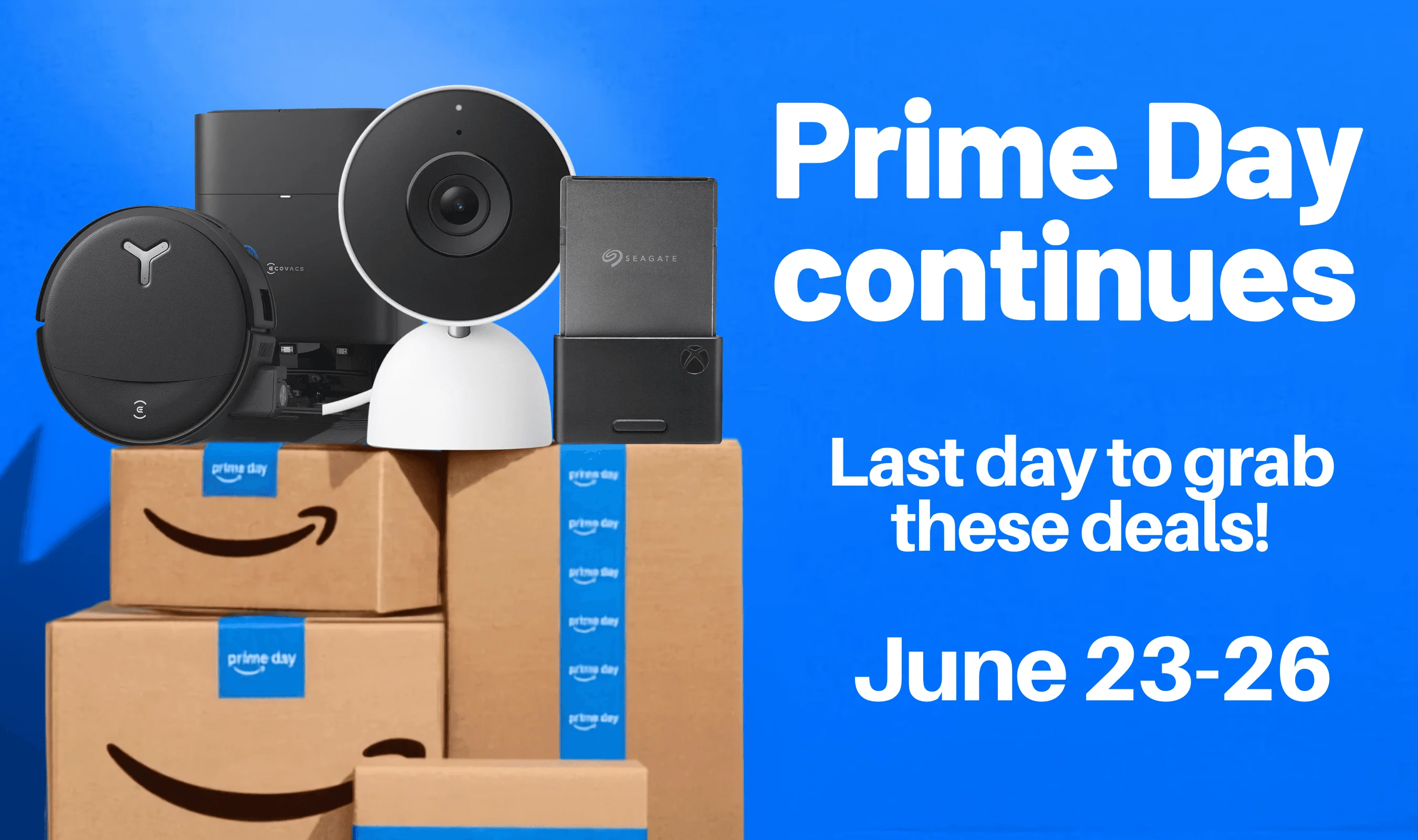 Prime Day Ends Tonight: Last‑Chance Deals on TVs, Headphones and Robot Vacuums