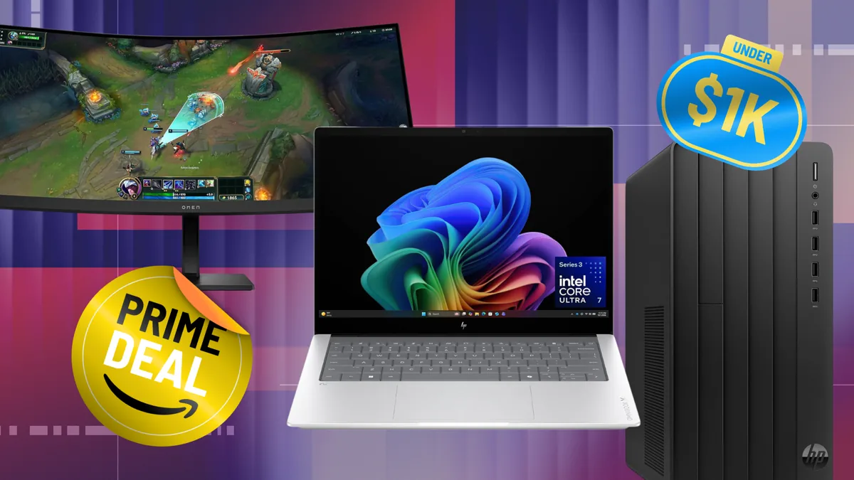 Last-Minute Prime Day PC Deals on HP, Dell, and Lenovo