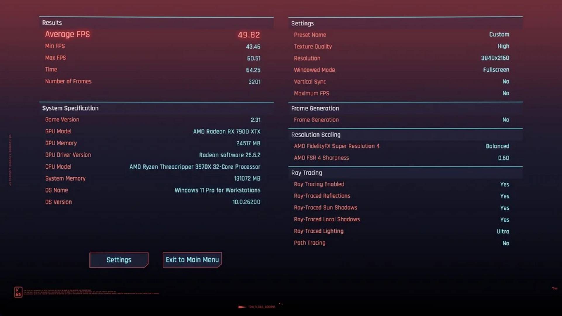 FSR 4.1 Doubles Frame Rates on RDNA 3 GPUs