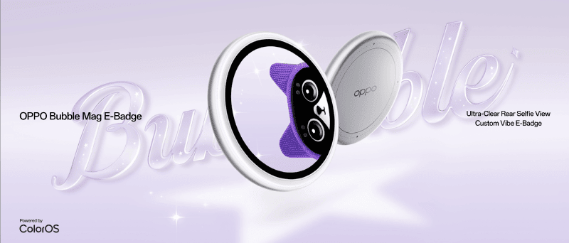 OPPO Bubble Magnetic Display Is Rewriting the Selfie Rulebook