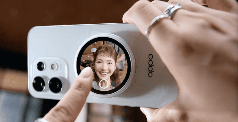 OPPO Bubble Magnetic Display Is Rewriting the Selfie Rulebook