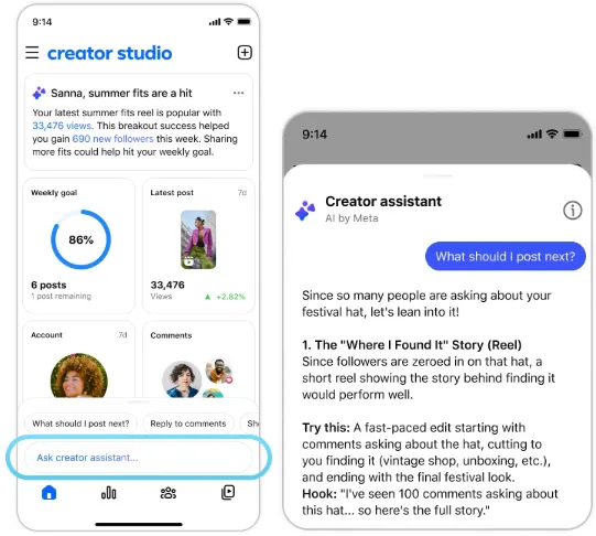 Meta Resurrects Facebook Creator Studio With AI for Reach and Revenue