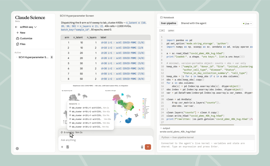 Claude Science Brings AI Drug Discovery Into One Workbench