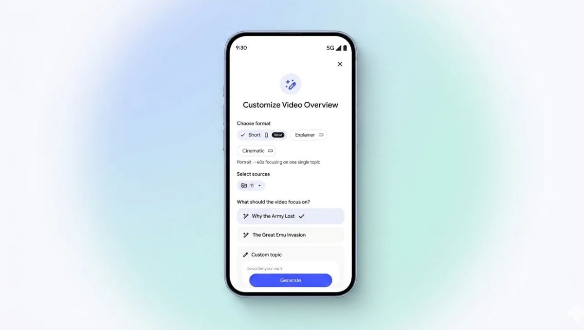 NotebookLM Video Generation: Turn Notes Into One‑Minute AI Summaries