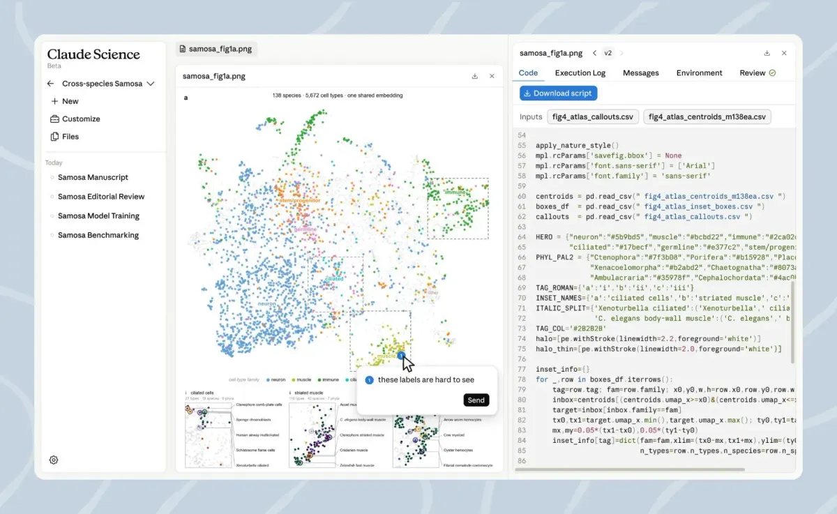 Claude Science Brings an AI Workbench to Life Sciences Labs