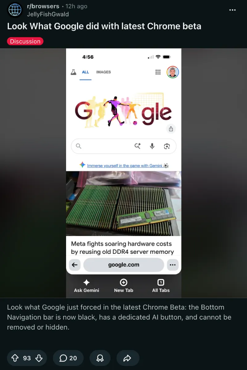 How to Control Google’s New Bottom Bar Redesign Across Key Apps