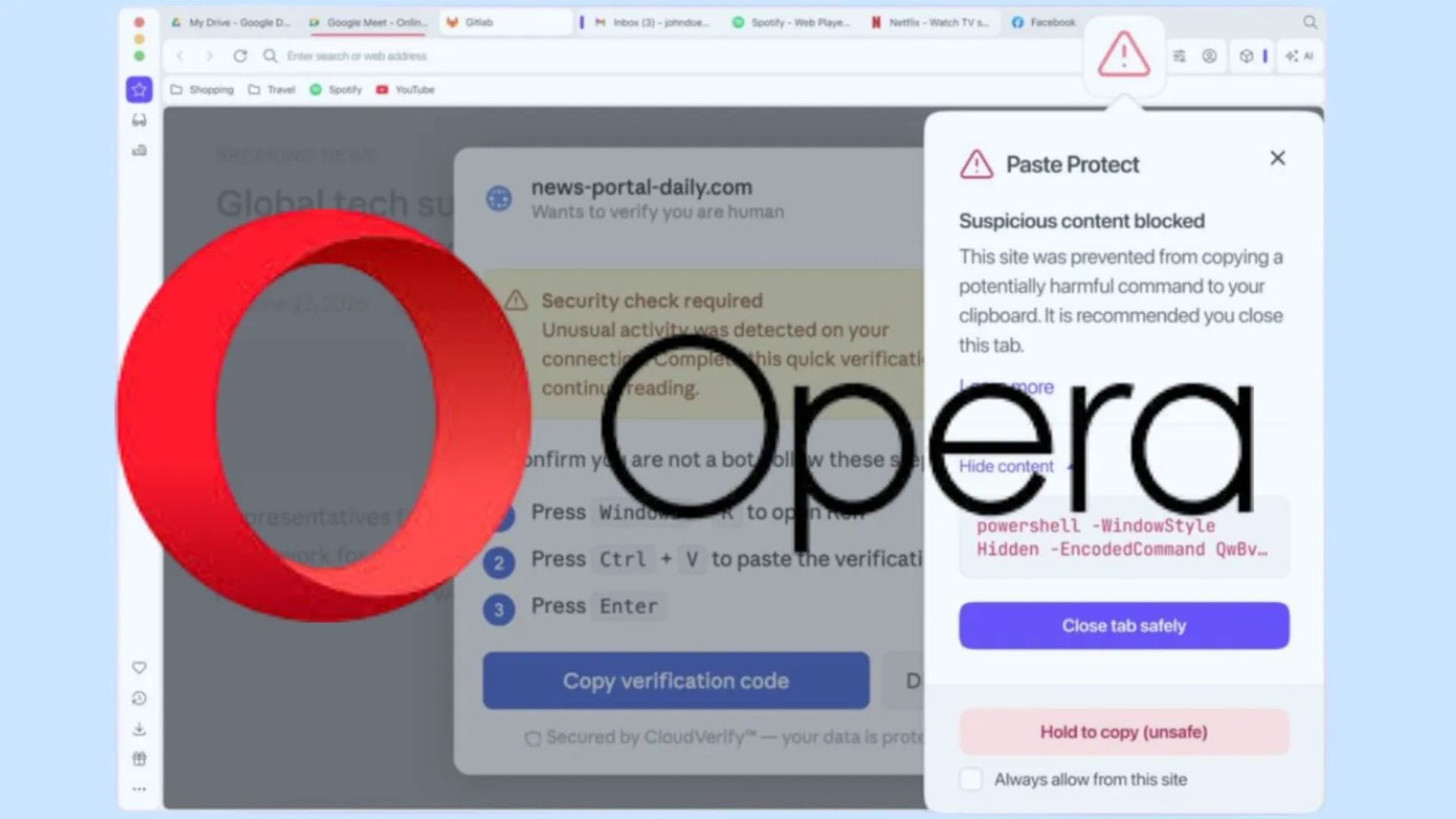 Opera’s Paste Protect Stops ClickFix at the Clipboard