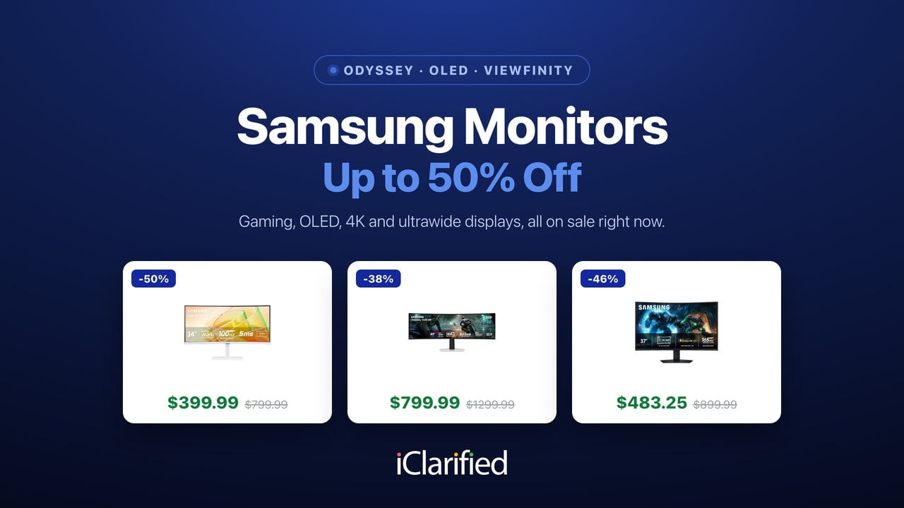 Samsung Odyssey OLED Gaming Monitors Hit Their Deepest Discounts