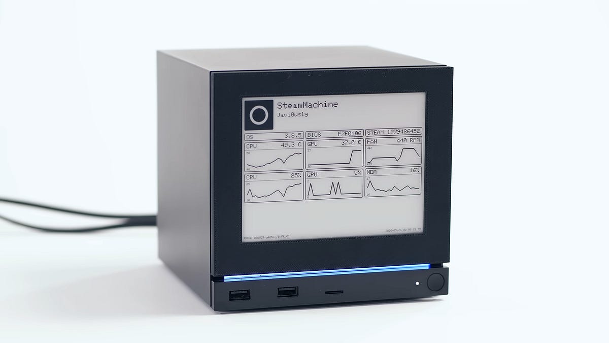 Valve Open-Sources Steam Deck E-Ink Faceplate—How to 3D Print Your Own