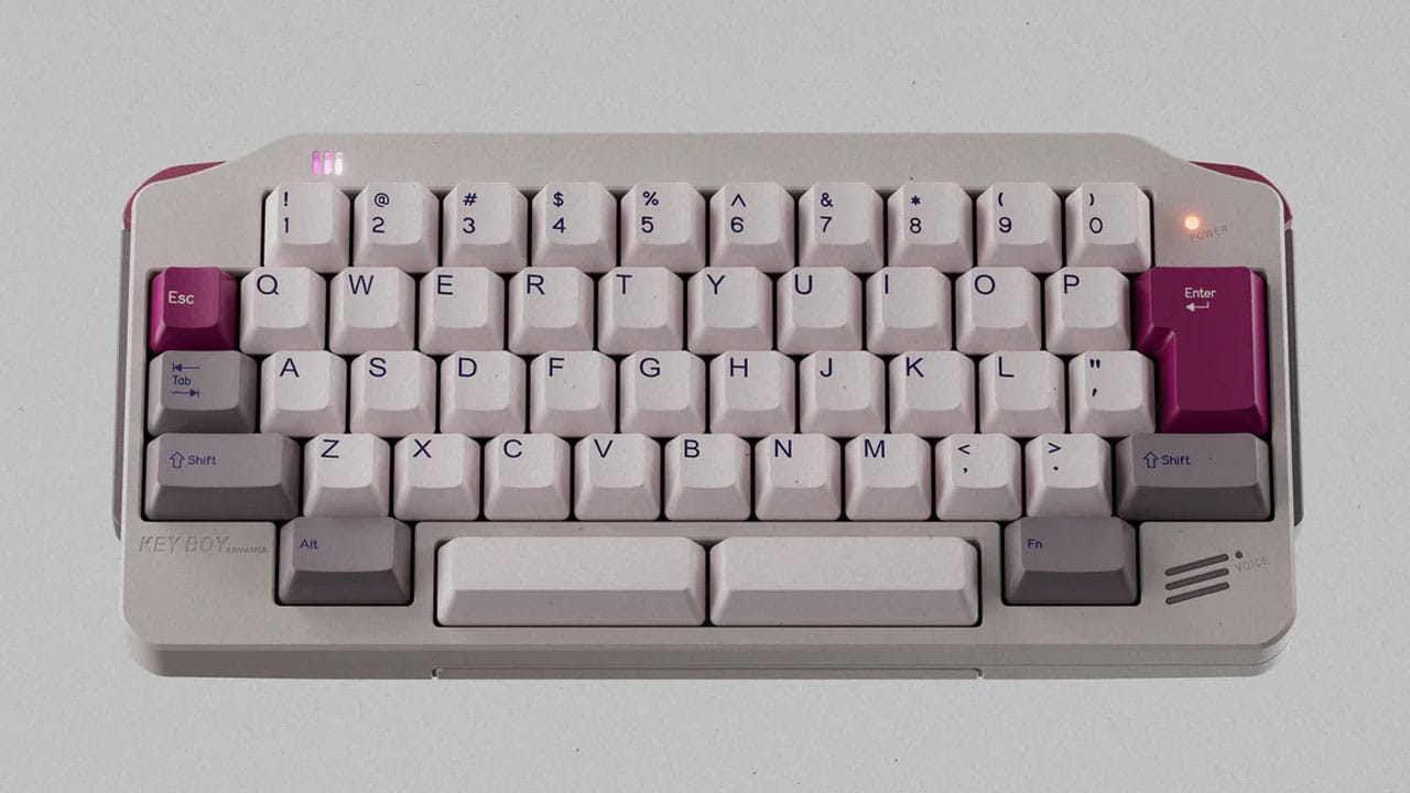KeyBoy Advance Mechanical Keyboard Brings Game Boy Nostalgia to Your Desk