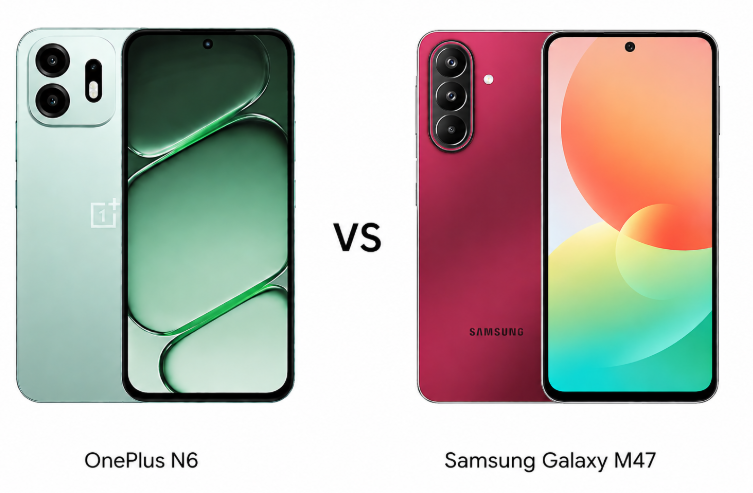 Samsung Galaxy M47 vs OnePlus N6 vs Motorola Edge 70 Fusion