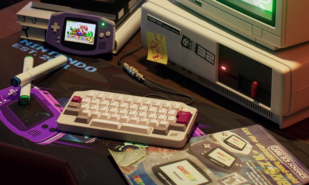 KeyBoy Advance Mechanical Keyboard Brings Game Boy Nostalgia to Your Desk