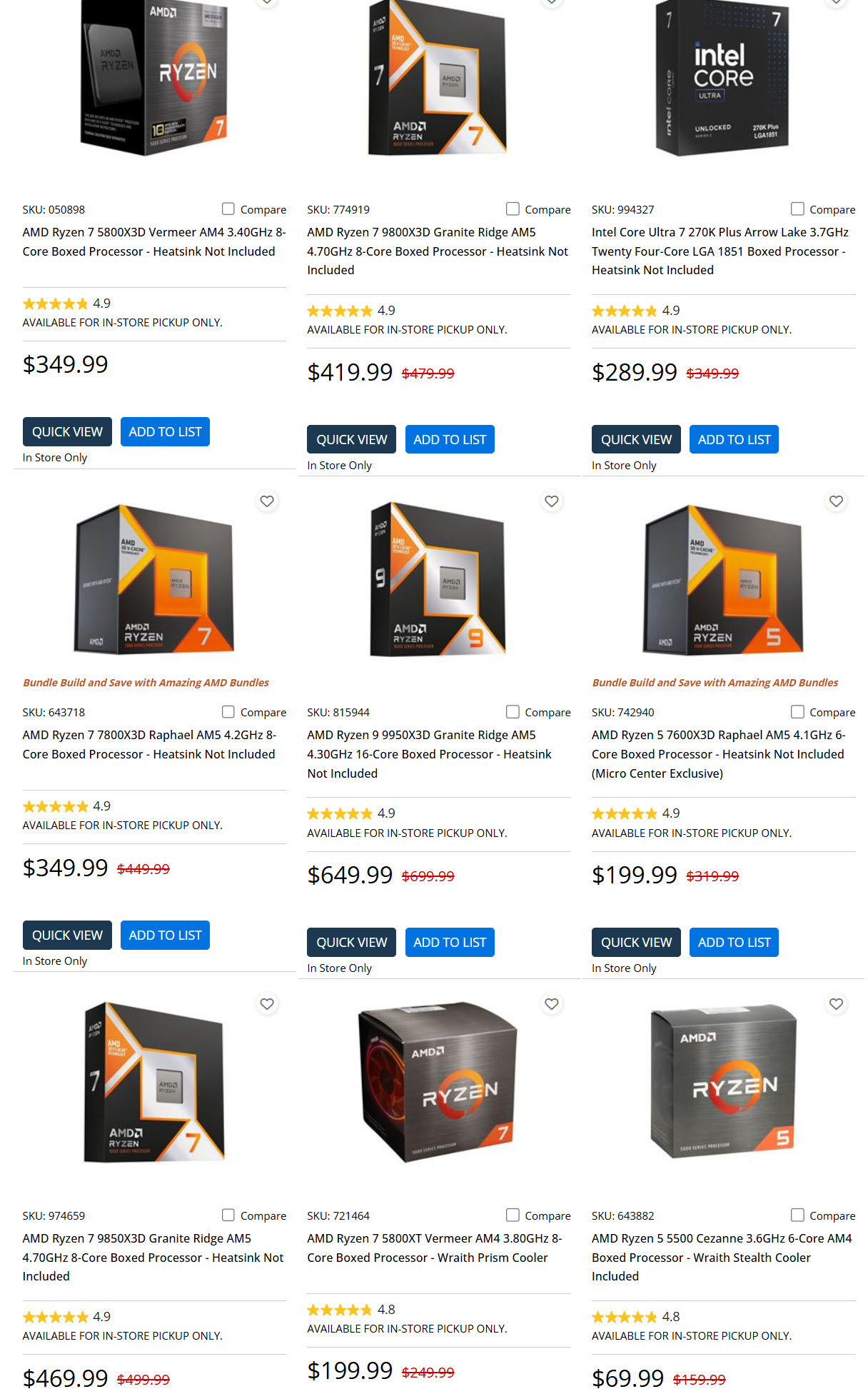 AMD Ryzen CPUs Dominate Enthusiast Builds: Best Current Deals on Gaming and Workstation Models