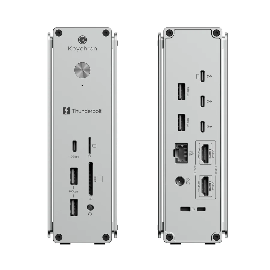 Why Keychron’s Thunderbolt 5 Dock Beats Stacked USB Hubs