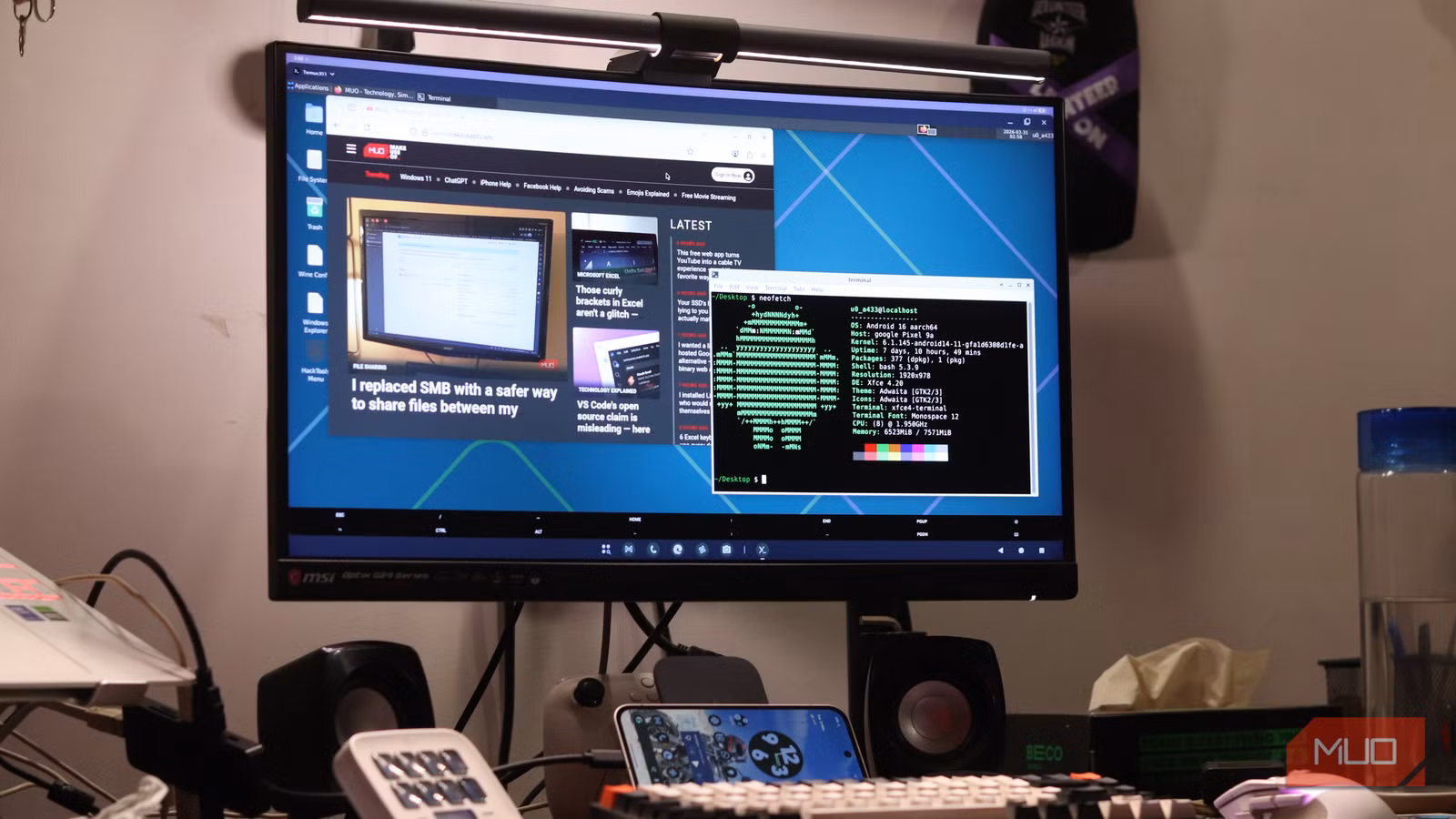 Turn Your Old Android Phone Into a Linux Desktop