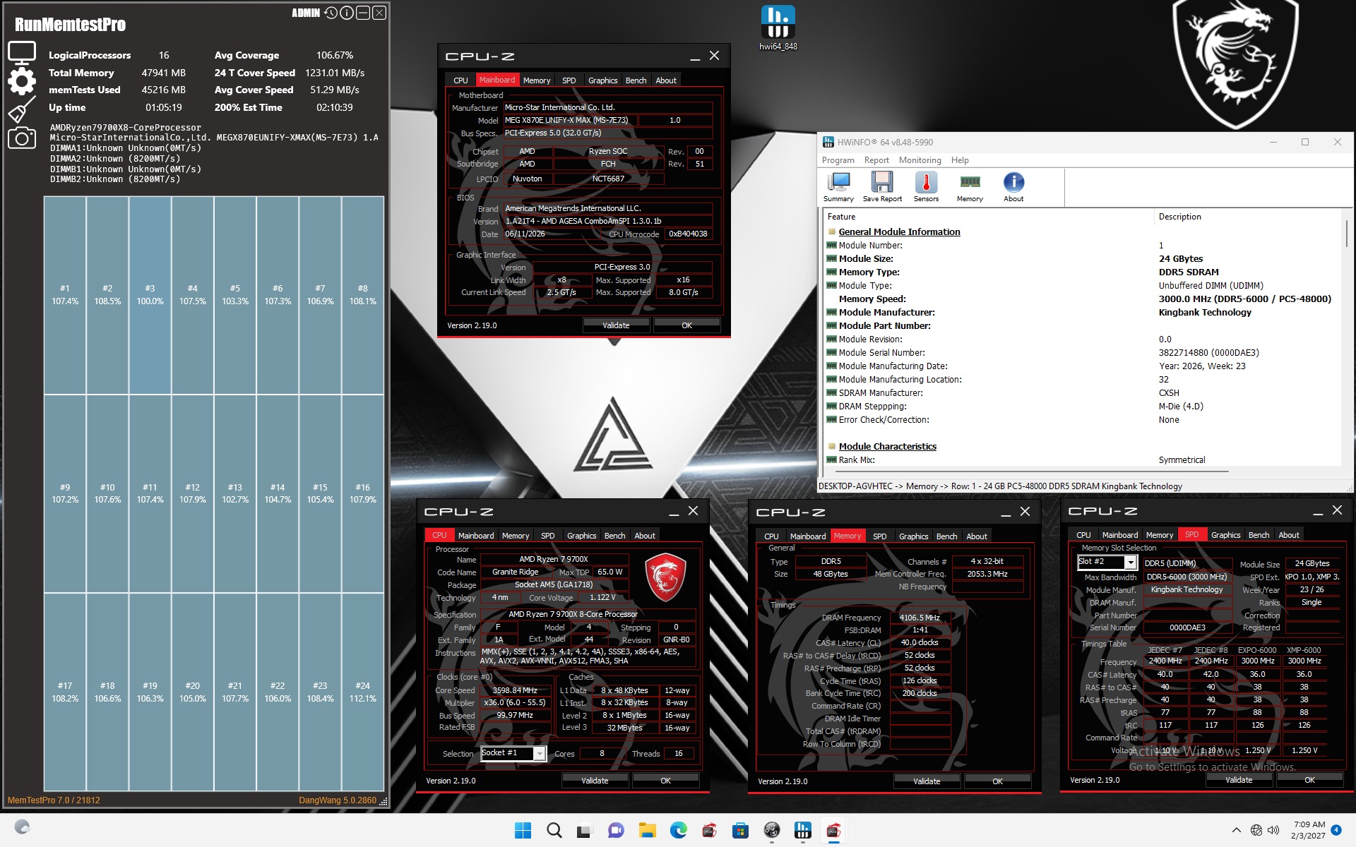 DDR5 8600 MT/s: CXMT Memory Puts AM5 Overclocking on Notice