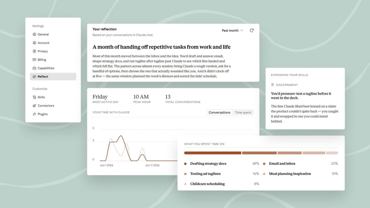 Claude Reflect Brings Wrapped-Style Insight to Your AI Habits