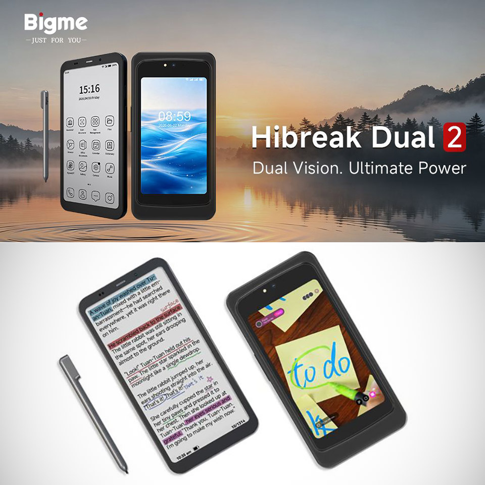 Dual-Screen Phones With E Ink Are Back: Bigme HiBreak Dual 2 vs Flagships