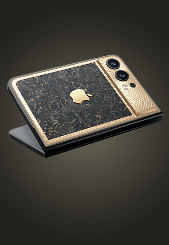 Caviar’s Gold iPhone Ultra Turns a Foldable Into a Status Symbol