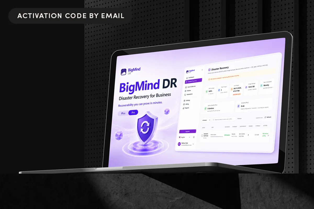 BigMind DR Lifetime Backup Deal: 83% Off Ongoing Protection