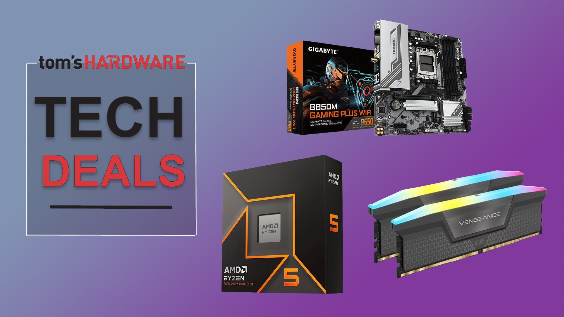 Budget AM5 Bundle: Ryzen 5 9600X, Liquid Cooling & DDR5