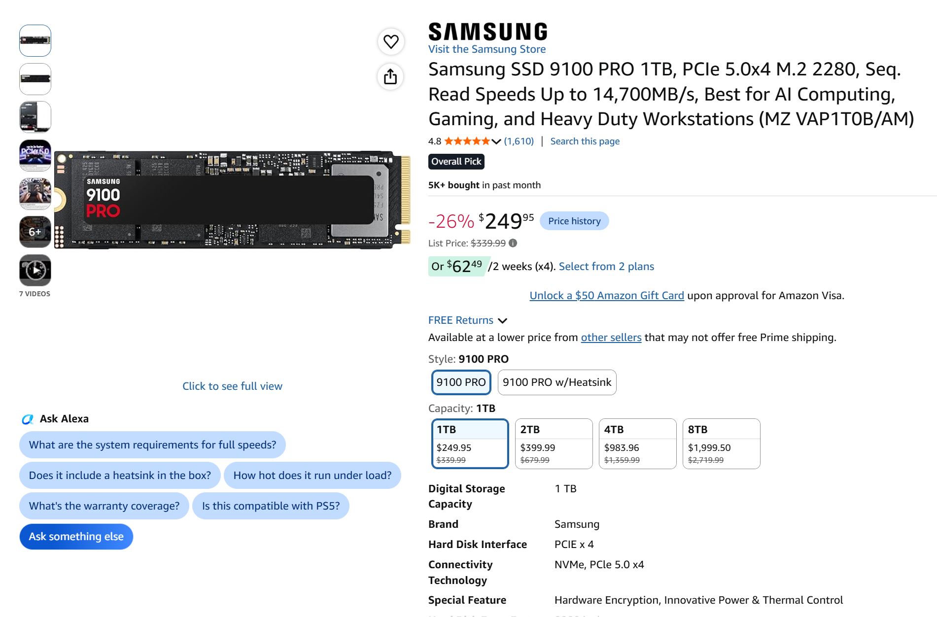 Best Budget SSD Deals This Week: 1TB and 2TB Drives Under Pressure