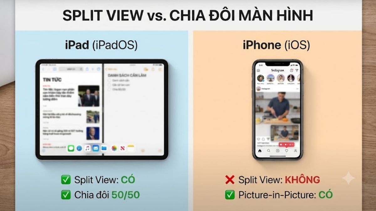 Hướng dẫn toàn diện phản chiếu và chia đôi màn hình iPhone