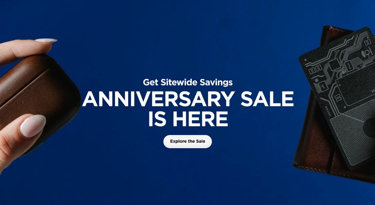 Nomad Anniversary Sale: Big Savings on Apple Watch Bands and More