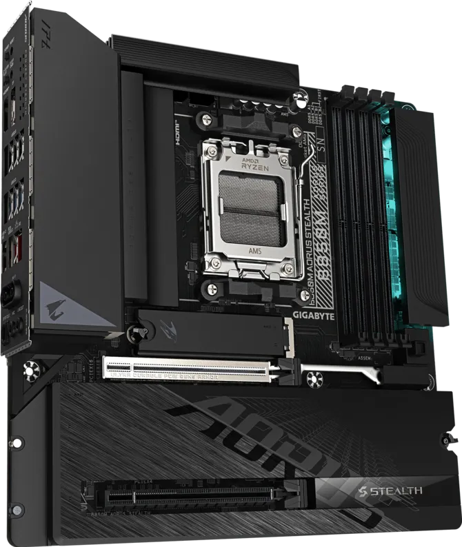 AM5 Motherboards Go Stealth: Rear Connectors Change the Build Game