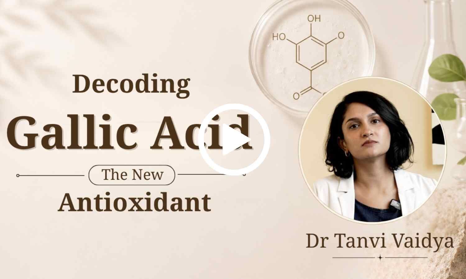 Gallic Acid: The Antioxidant Quietly Rivaling Retinol
