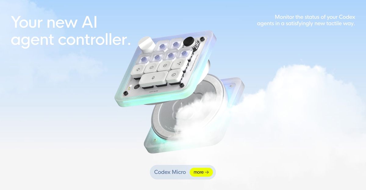 OpenAI’s Codex Micro Keypad Makes AI Agents Tangible