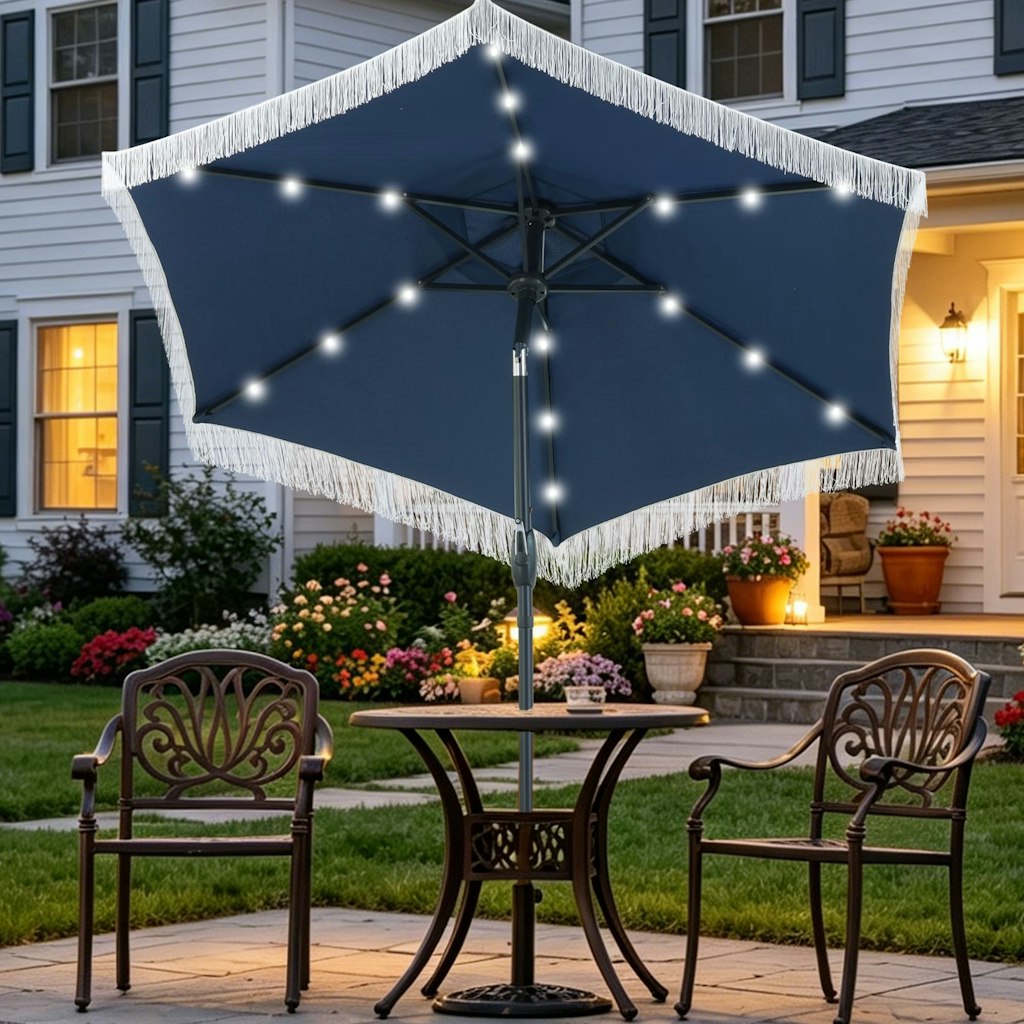 Outdoor Lighting Deals Under $50: RGB Strips and LED Umbrellas