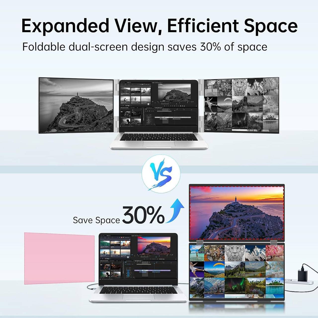 Portable Dual-Screen Monitors: The Secret Weapon for Remote Work