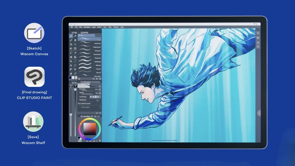 Wacom MovinkPad Pro 14 OLED: Trạm sáng tạo di động cho dân thiết kế