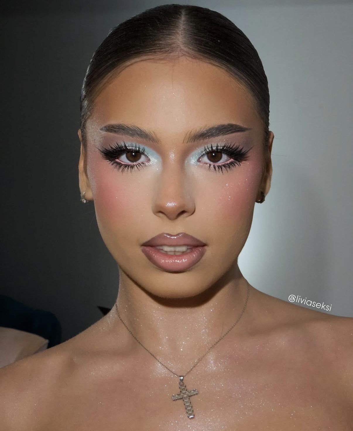 Icy Blue Eyeshadow Is Dominating Summer Beauty—Here's How to Wear It