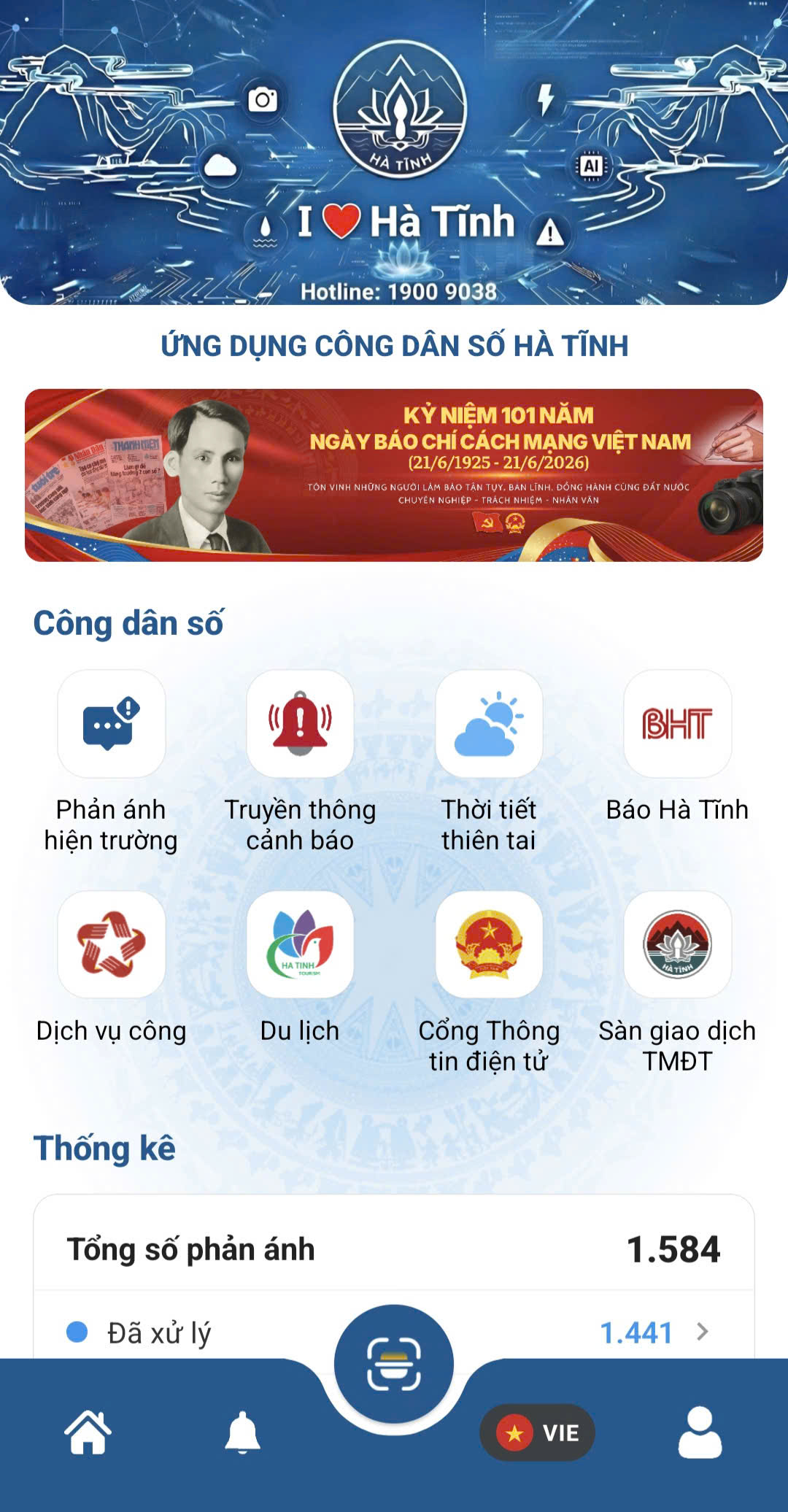 Ứng dụng i-HaTinh vượt 349.000 lượt cài đặt: Hướng dẫn cài đặt và phản ánh hiện trường