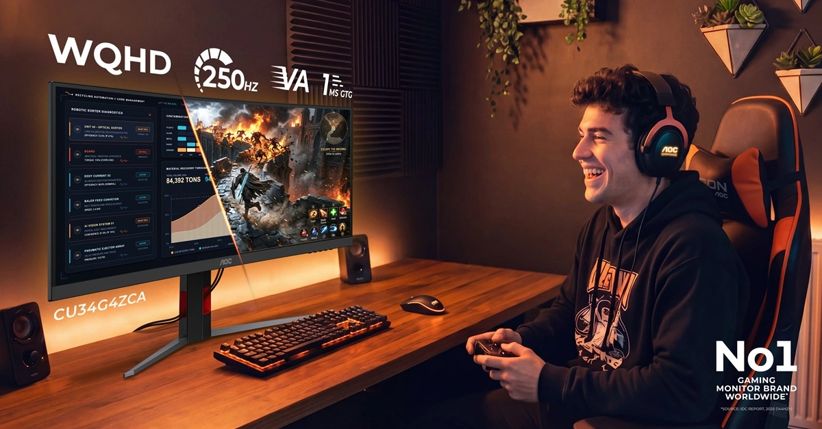 Màn hình gaming 250Hz ultrawide USB-C 90W: chọn AOC hay MSI?